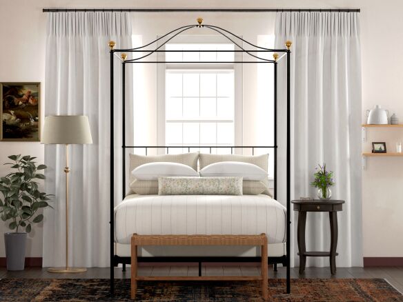 charles p rogers cairo canopy bed  