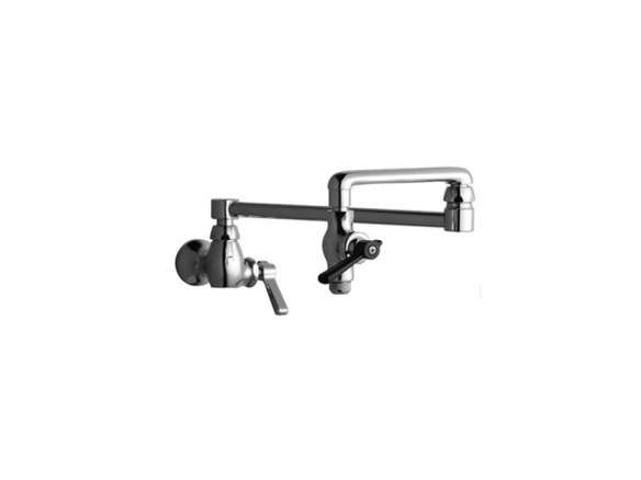 chicago faucets 515cp pot filler kitchen faucet 1  