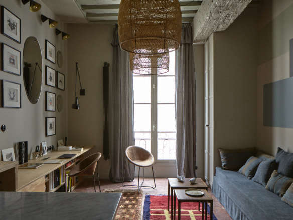 marianne evennou blue paris apartment main room  