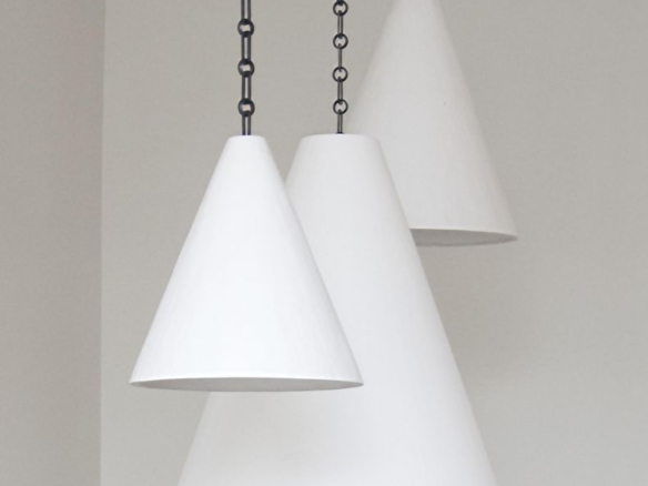 rose uniacke plaster cone lights  