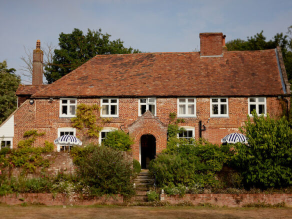 updown farmhouse exterior  