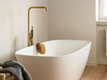 vola tub faucet in situ  